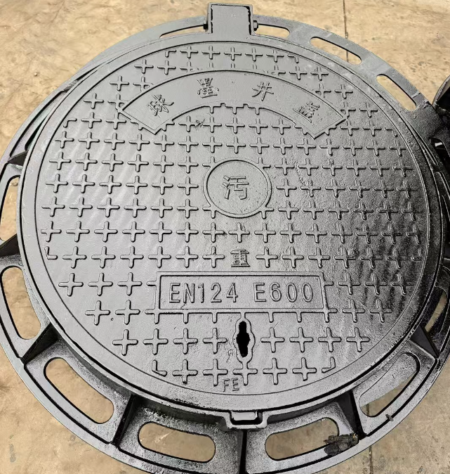 富锦球墨铸铁五防井盖展示